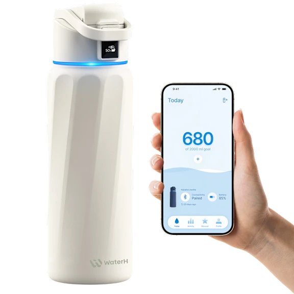 The Smart Hydration Tracking Water Bottle (32 Oz.)