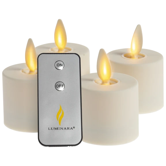 Luminara 4-Pack of Tea Lights with Remote