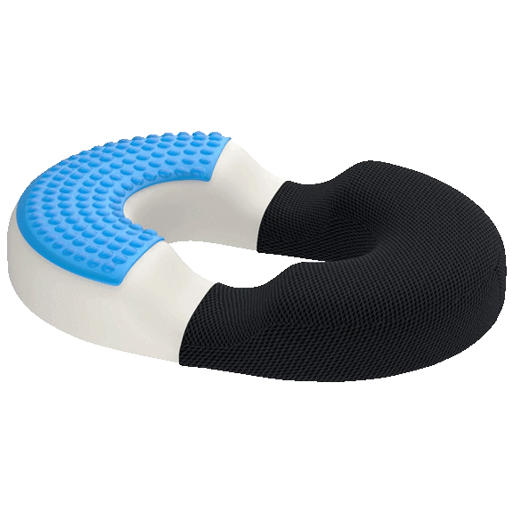Bonstato Firm Orthopedic Memory Foam Donut Pillow