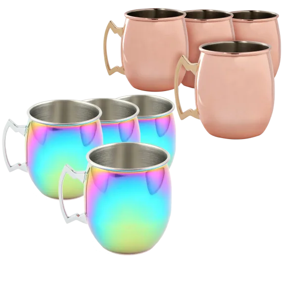 4-Pack: Cambridge Moscow Mule Mugs