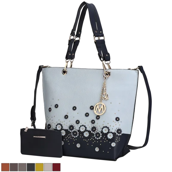 MKF Collection Petra Tote Bag with Wristlet by Mia K.