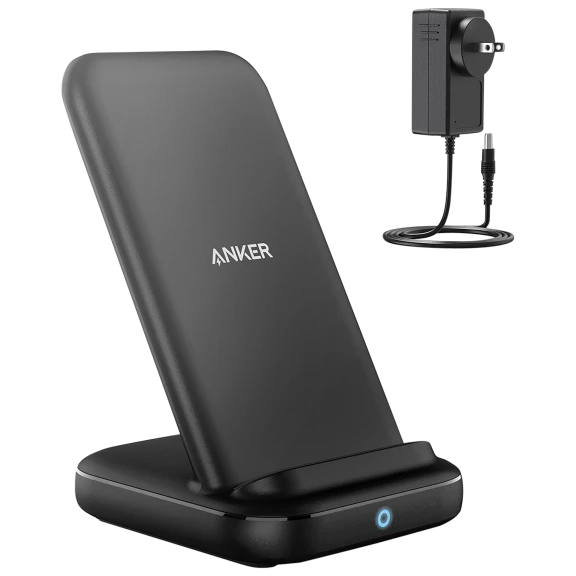 Anker PowerWave 10 Station with Two 12W USB-A Ports and 10W Wireless Charging