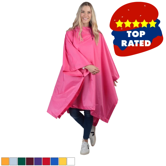 4-Pack: Slicker Seat Premium Poncho with Stadium Seat Coverage