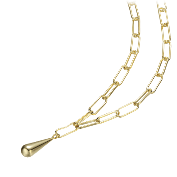 Stella Valentino 14K Gold Plated Charm Necklace