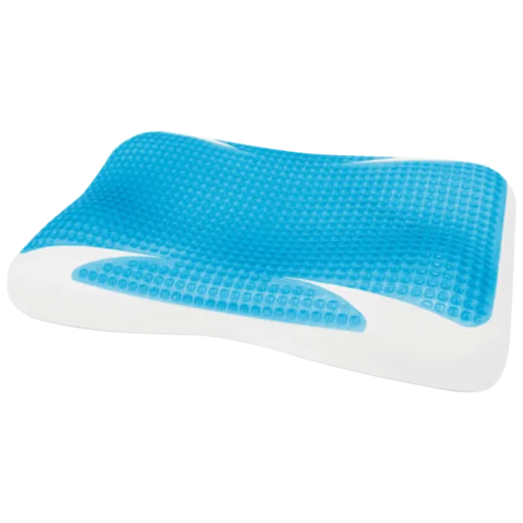 SensorPEDIC GelMAX Gel Overlay Contour Memory Foam Cooling Bed Pillow