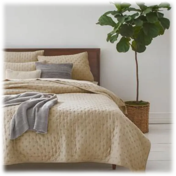 Threaded Quilted Pillow Sham