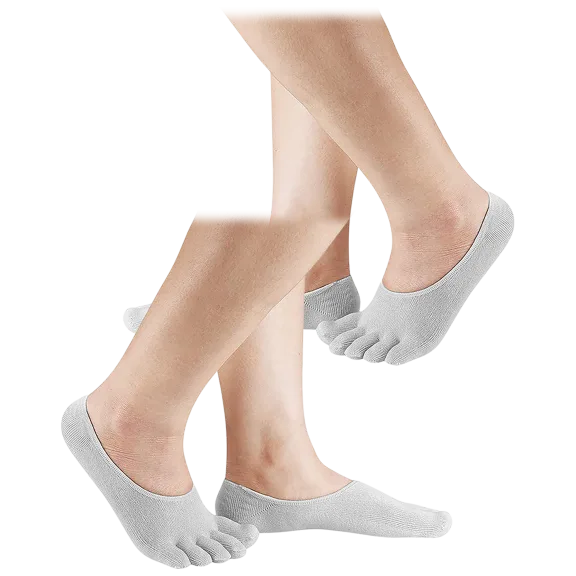 4-Pack: Extreme Fit Therapeutic Invisible Gel Toe Sock Sleeves