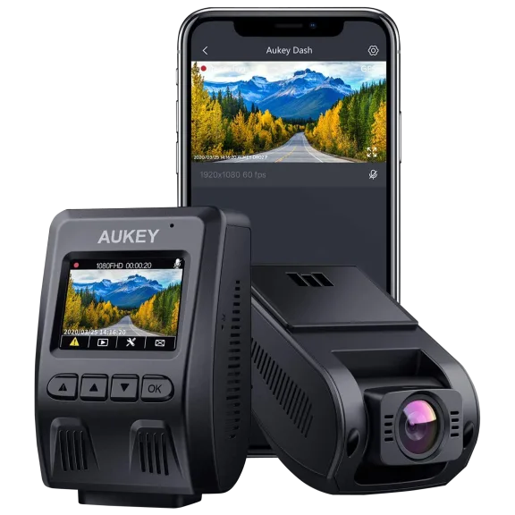 Aukey HD 1080P Hidden Dash Cam