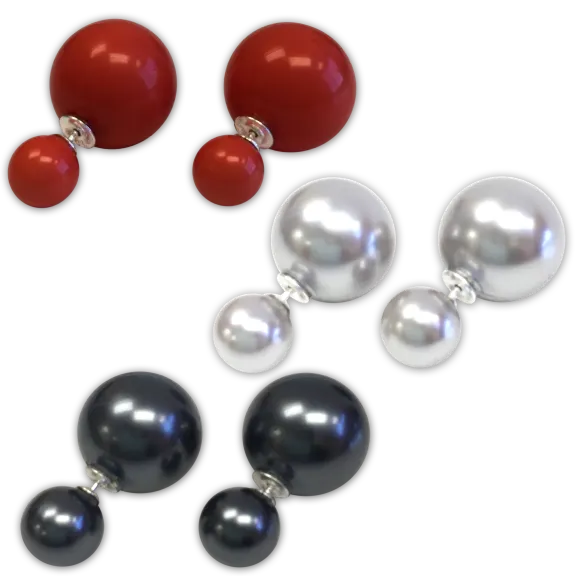 OYSTER BAY COLLECTION Mother of Pearl Reversible Earrings