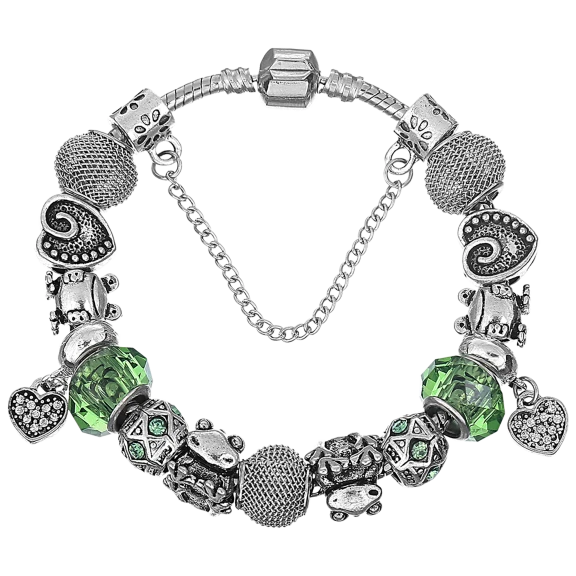 Tamborat Murano Glass Cute Charm Bracelet