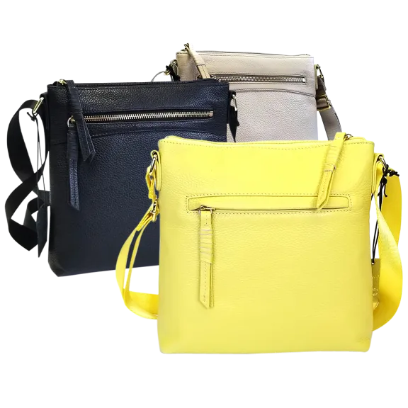 M London Genuine Leather NS Crossbody
