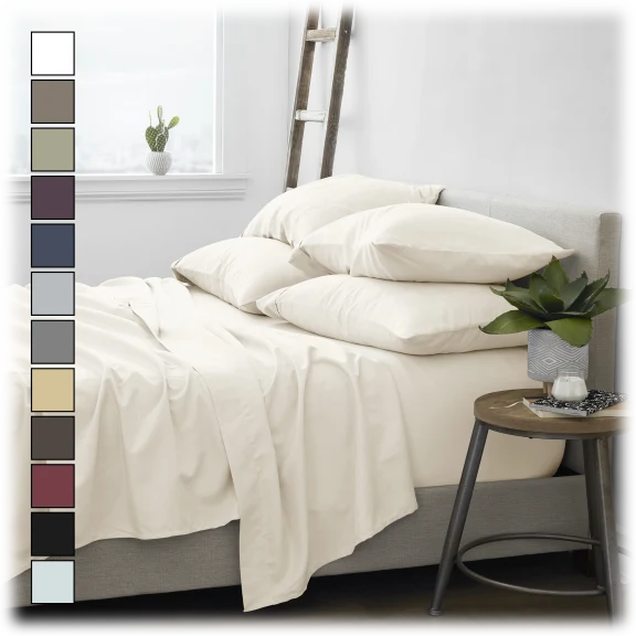 iEnjoy Home Premium 6-Piece Ultra Soft Luxury Sheet Set
