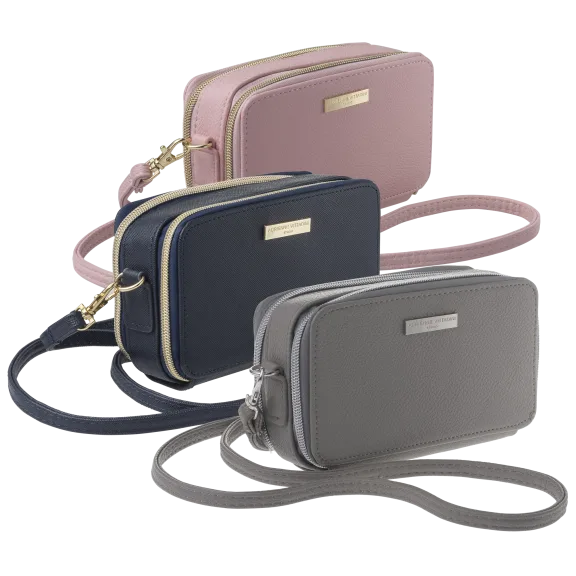 Adrienne Vittadini Phone Charging Double Crossbody