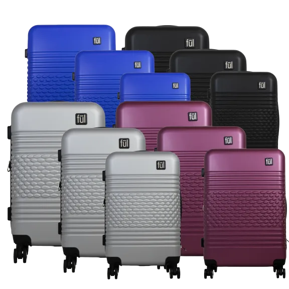 Ful 3-Piece Textured Luggage Set