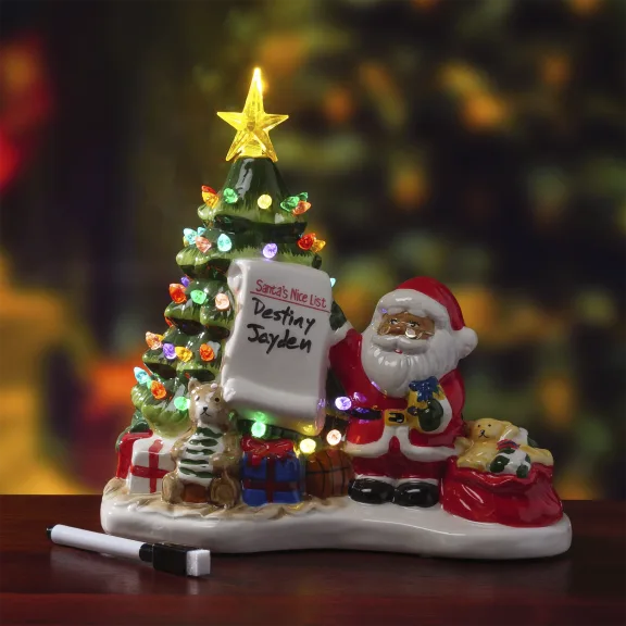 The Personalized Santa’s List Christmas Tree Ornament