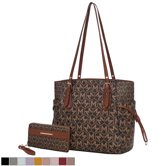 MKF Collection Pauline Tote Bag with Wallet by Mia K.