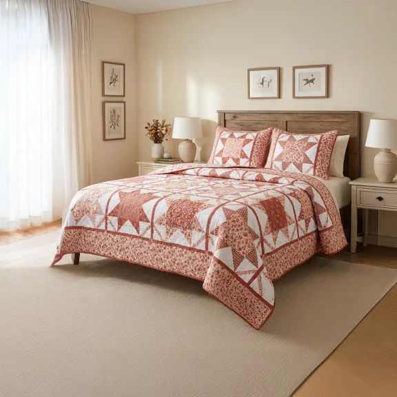 Emeryn House Cotton Patchwork Quilt