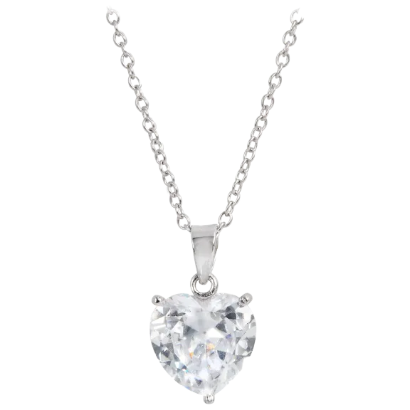 Savvy Cie Sterling Silver Bold Heart Pendant