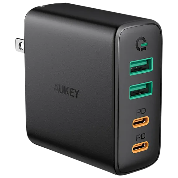 Aukey Foldable USB C Charger 48W 4 Ports With Power Delivery