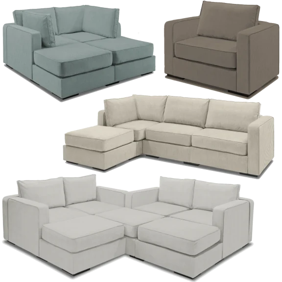 Lovesac 5 Series Modular Sactionals with Washable Covers