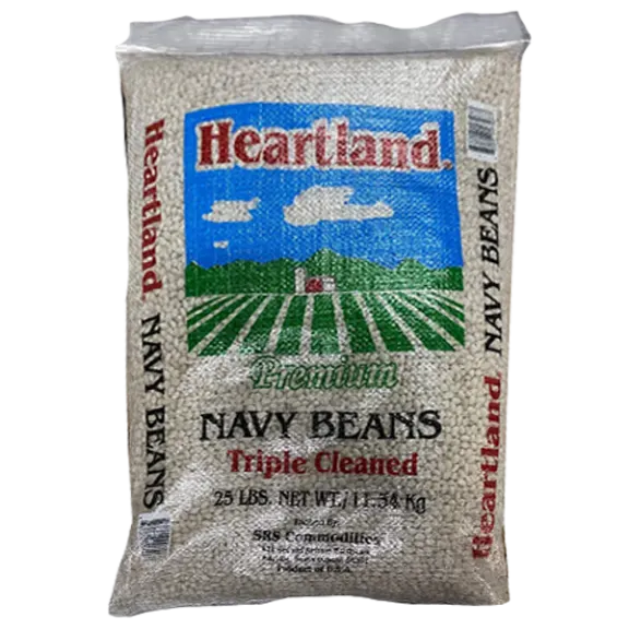 25lb Bag of Heartland Dried Navy Beans
