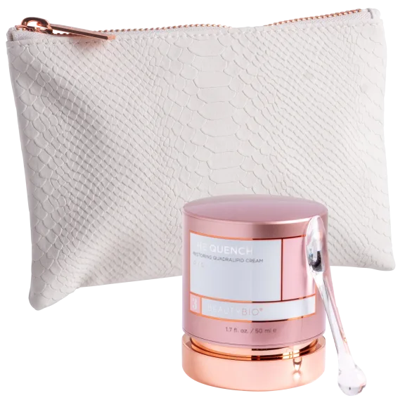 Beautybio The Quench Quadralipid Cream with Cosmetic Bag