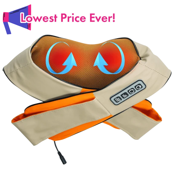 NuvōMed Shiatsu Neck & Shoulder Massager with Heat