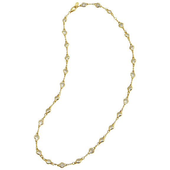 Savvy Cie Simulated Diamond "By The Yard" Necklace
