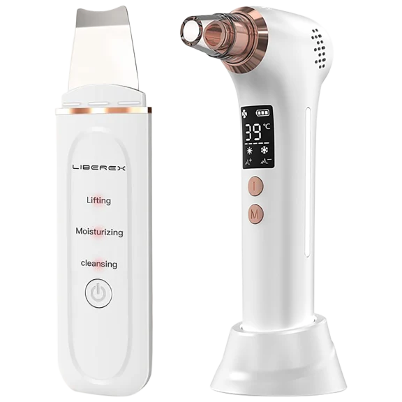 Liberex Skin Solutions Bundle with Pore Vacuum & Skin Scrubber