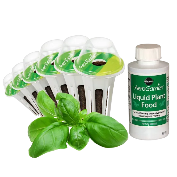 AeroGarden Pesto Basil 6-Pod Seed Kit