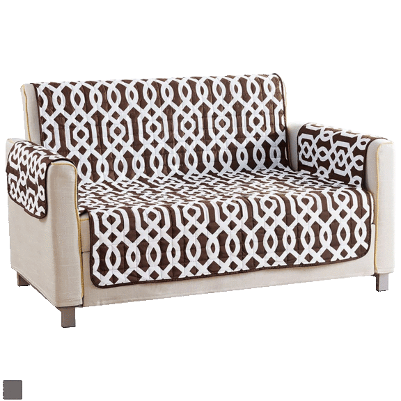 Quick Fit Ashmont Home Reversible Waterproof Microfiber Furniture Cover