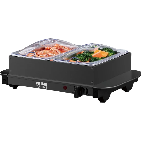The Dual-Compartment Buffet Food Warmer