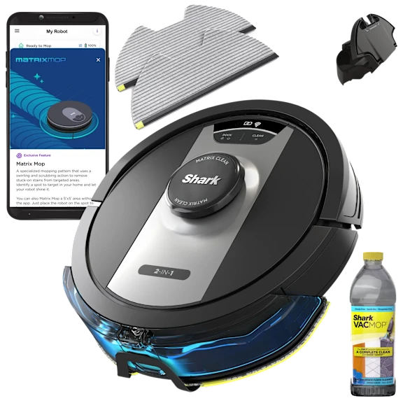 Shark Matrix 2-In-1 Robot Vacuum & Mop W/ 360° Lidar (Certified Renewed)