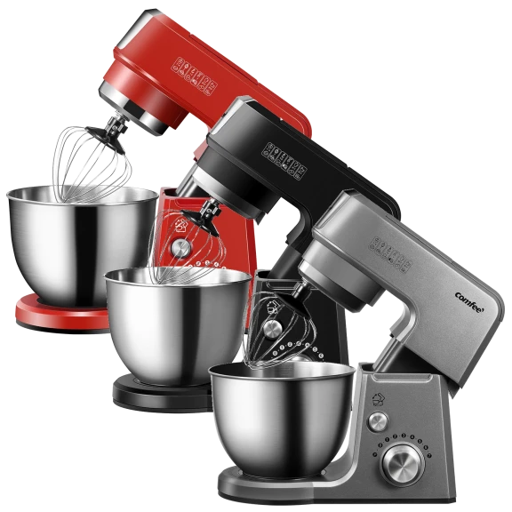 Comfee 2.6Qt Die Cast 7-in-1 Multi Function Stand Mixer