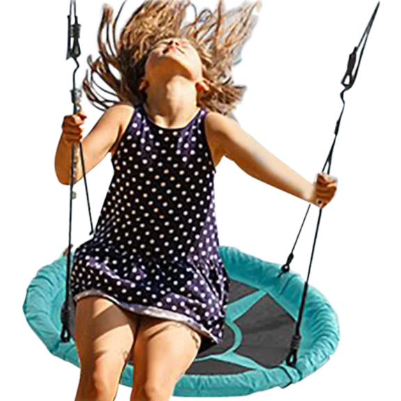 Swingan 37.5” Nest Swing With Adjustable Ropes