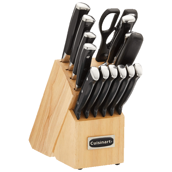 Cuisinart 15-Piece Triple Rivet Collection Cutlery Block Set
