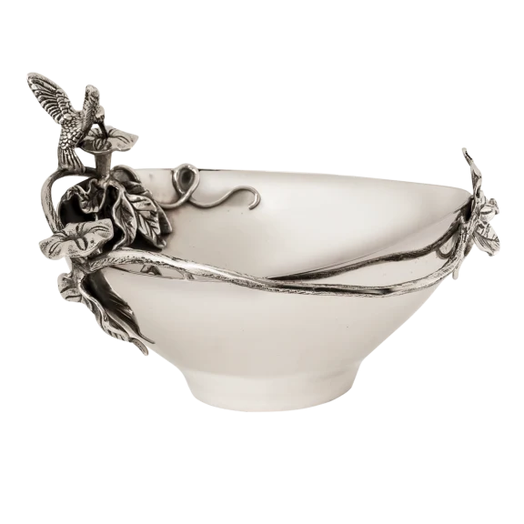 Star Home Designs Hummingbirds Centerpiece Bowl