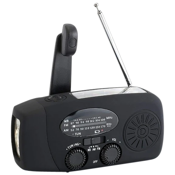 Emergency Hand Crank and Solar Radio