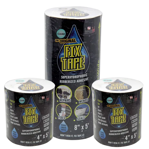 3-Pack Original Fix Tape Rubberized Waterproof Adhesive Seal Tape