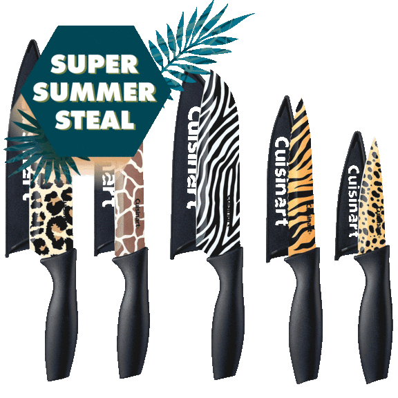 Cuisinart 5-Piece Ceramic Coated Knife Sets