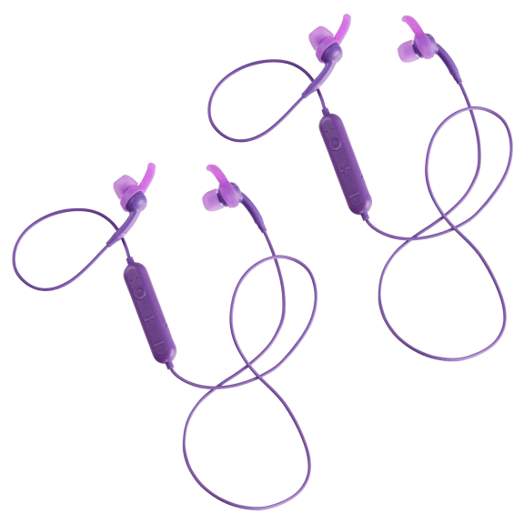 2-Pack: iFrogz Free Rein 2 In-Ear Wireless Earbuds in Purple