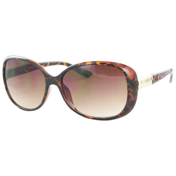 Kay Unger Dark Tortoise Oversized Square Frames With Gradient Brown Lenses