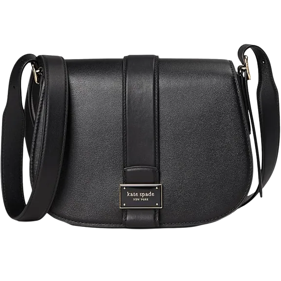 Kate Spade Nouveau Textured Leather Medium Saddle Crossbody