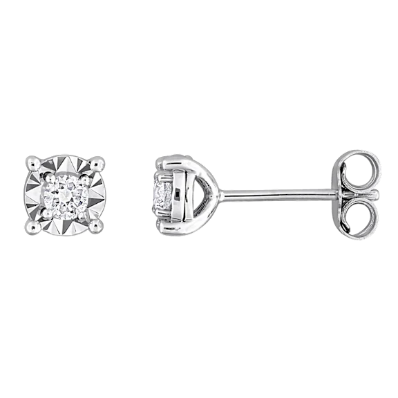 The Lab-Grown Diamond Solitaire Stud Earrings