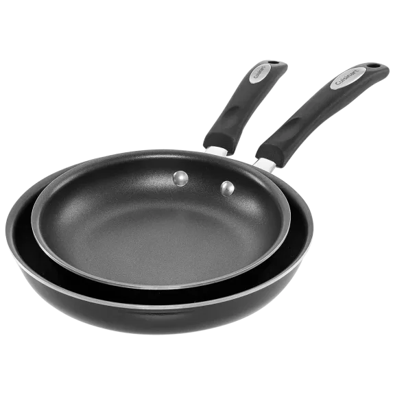 2-Pack: Cuisinart Aluminum Non-Stick Skillet Set
