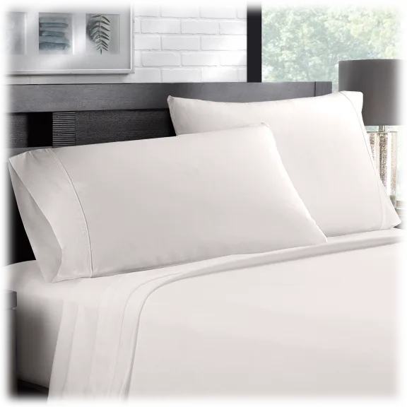 2-Pack: Twin or Full Size Brushed Microfiber Sheet Sets