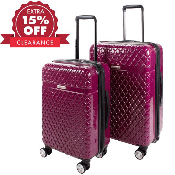 Kathy Ireland Yasmine 2-Piece Hardside Luggage Set