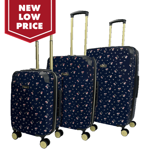 Jenni Chan 3-Piece Hardside Spinner Luggage Set