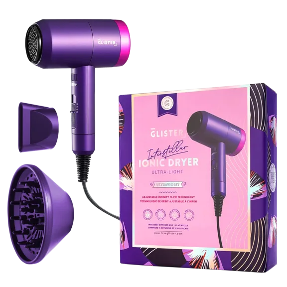Glister Interstellar Pro Hair Dryer with Adjustable Airflow