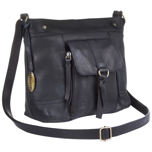 Børn Farrell Organizer Crossbody Genuine Leather Handbag